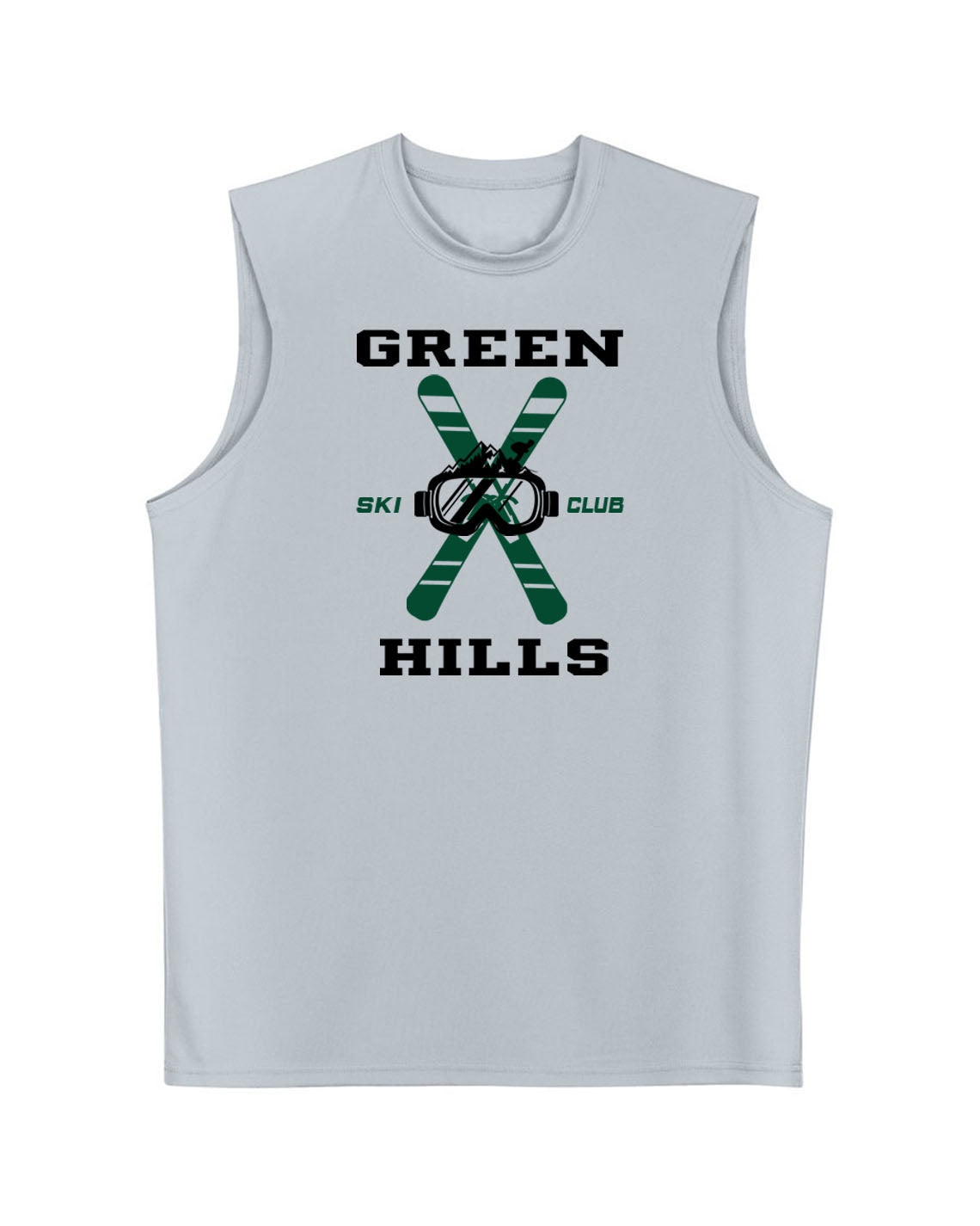 Green Hills Ski Club Design 2 Men's Performance Tank Top