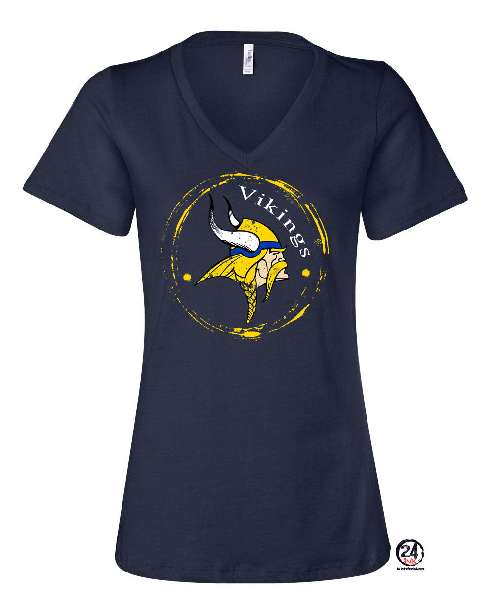 Glen Meadow V-neck T-shirt Design 3