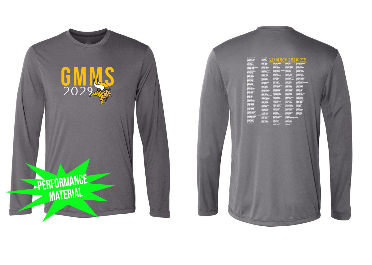 Glen Meadow Class of 2029 Performance Material Long Sleeve Shirt