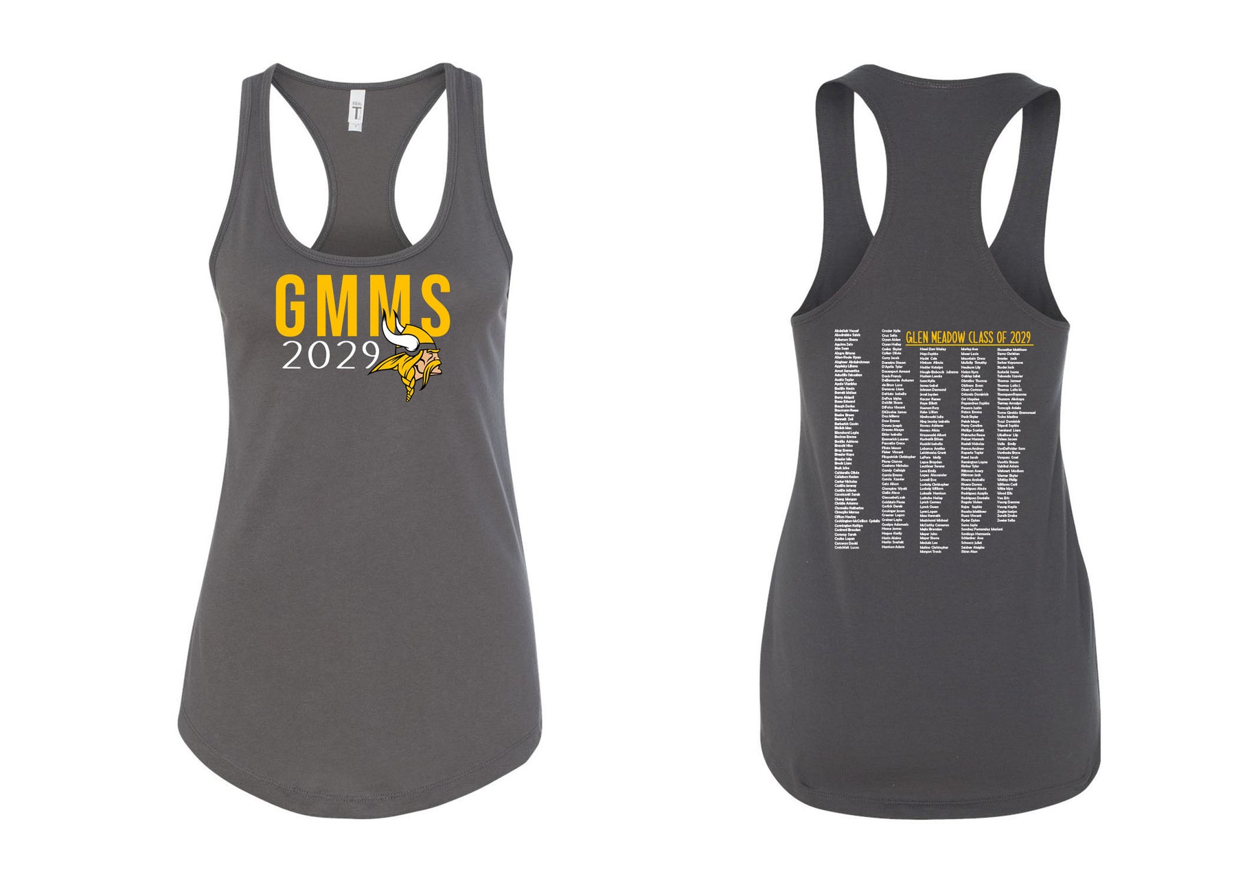 Glen Meadow Class of 2029 Racerback Tank Top