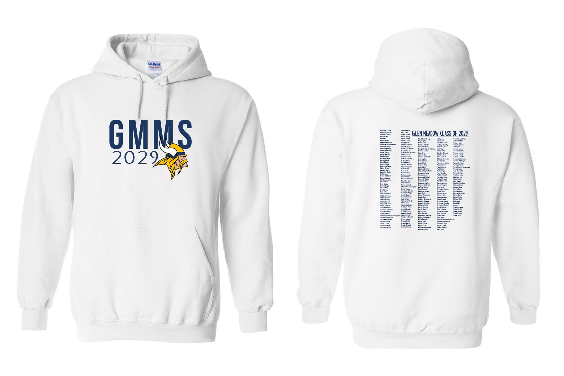 Glen Meadow Class of 2029 Hooded Sweatshirt