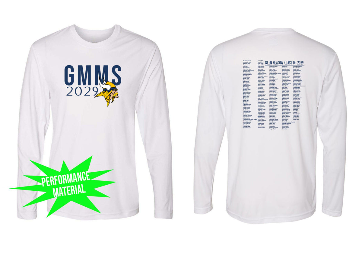 Glen Meadow Class of 2029 Performance Material Long Sleeve Shirt