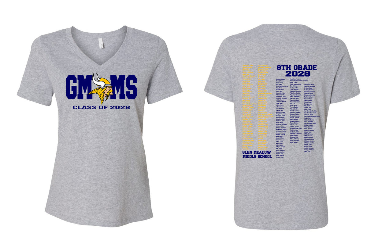 Glen Meadow Class of 2028 V-neck T-shirt