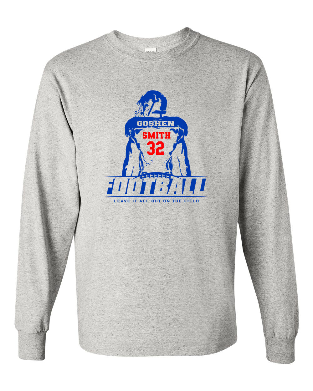 Goshen Football Design 5 Long Sleeve Shirt