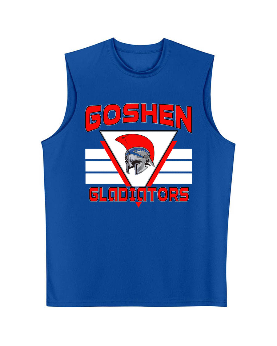 Goshen School Design 2 Men's performance Tank Top