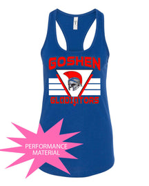 Goshen School Design 2 Performance Racerback Tank Top