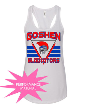 Goshen School Design 2 Performance Racerback Tank Top