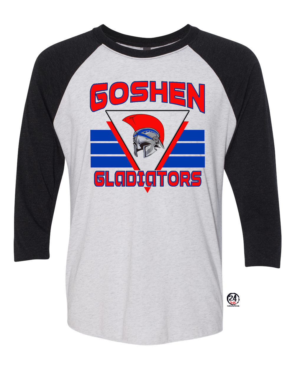 Goshen School Design 2 raglan shirt