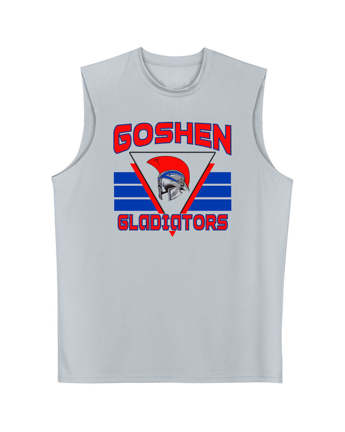 Goshen School Design 2 Men's performance Tank Top