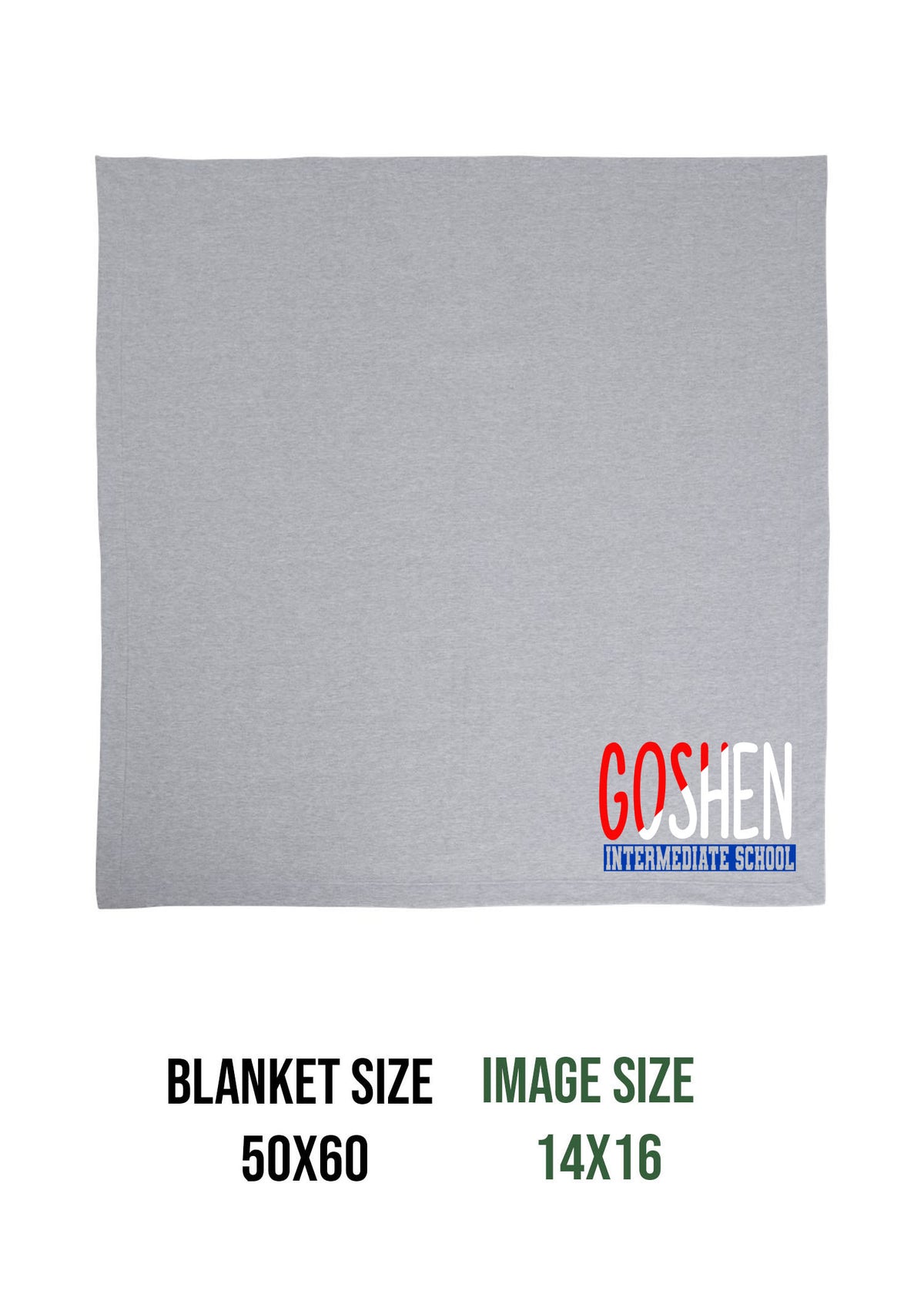 Goshen School Design 3 Blanket