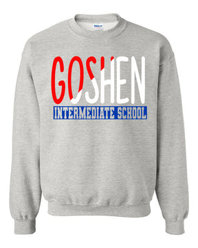 Goshen School Design 3 non hooded sweatshirt