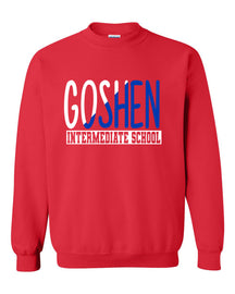 Goshen School Design 3 non hooded sweatshirt