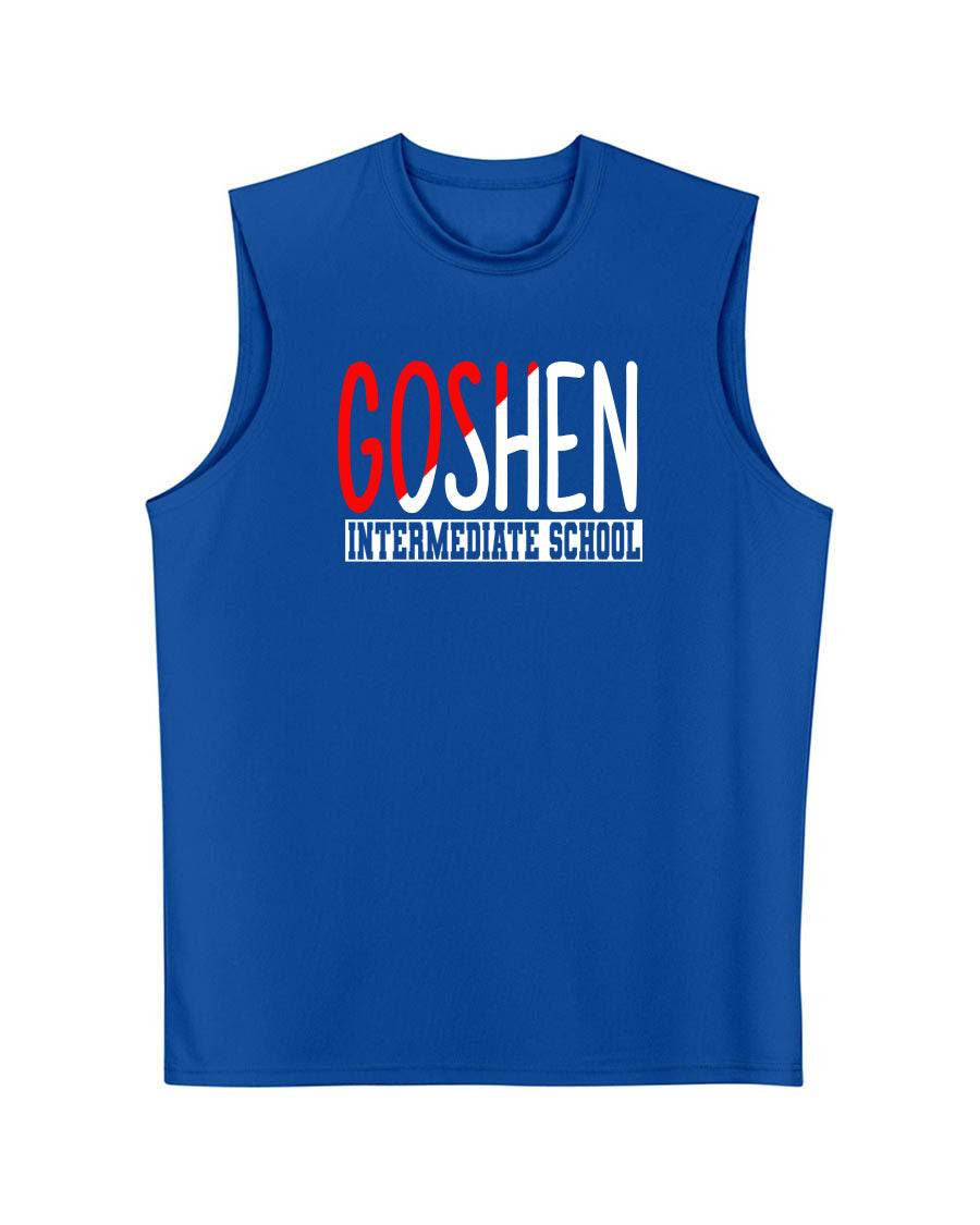 Goshen School Design 3 Men's performance Tank Top