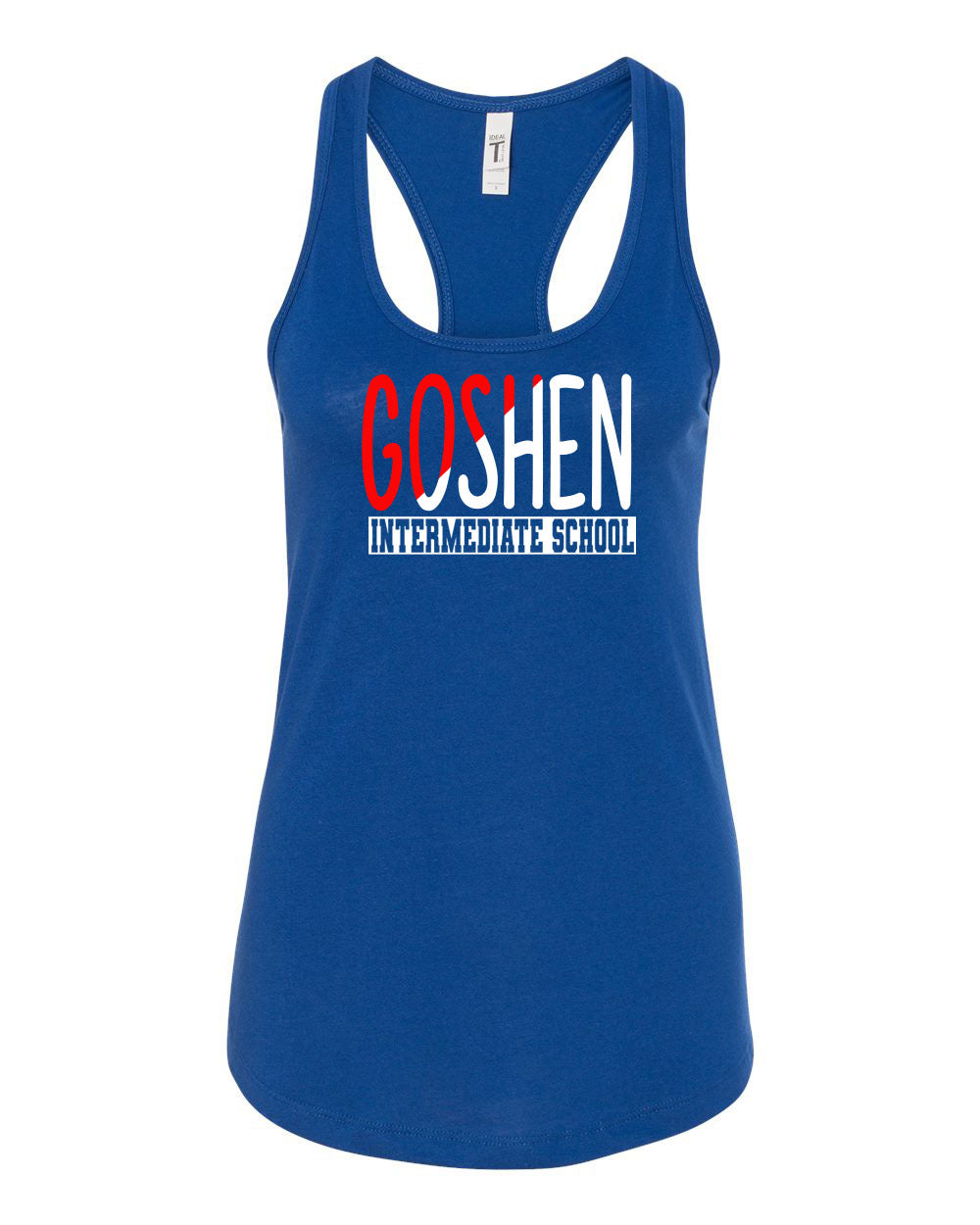 Goshen School Design 3 Racerback Tank Top