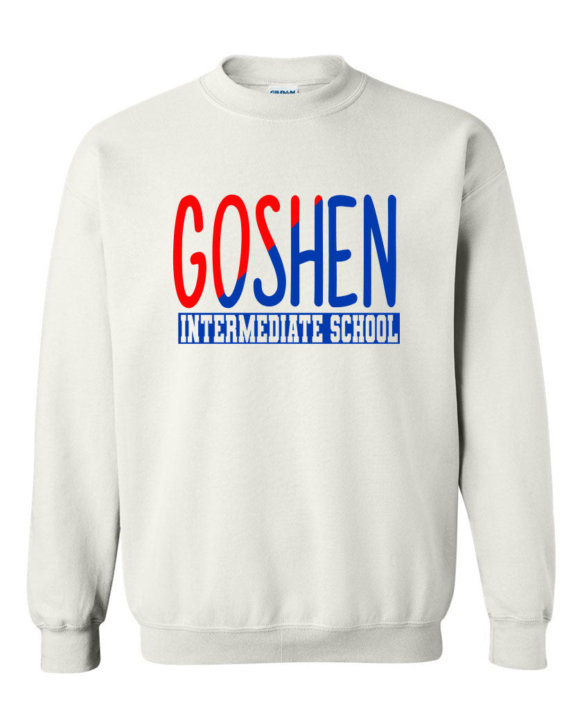 Goshen School Design 3 non hooded sweatshirt