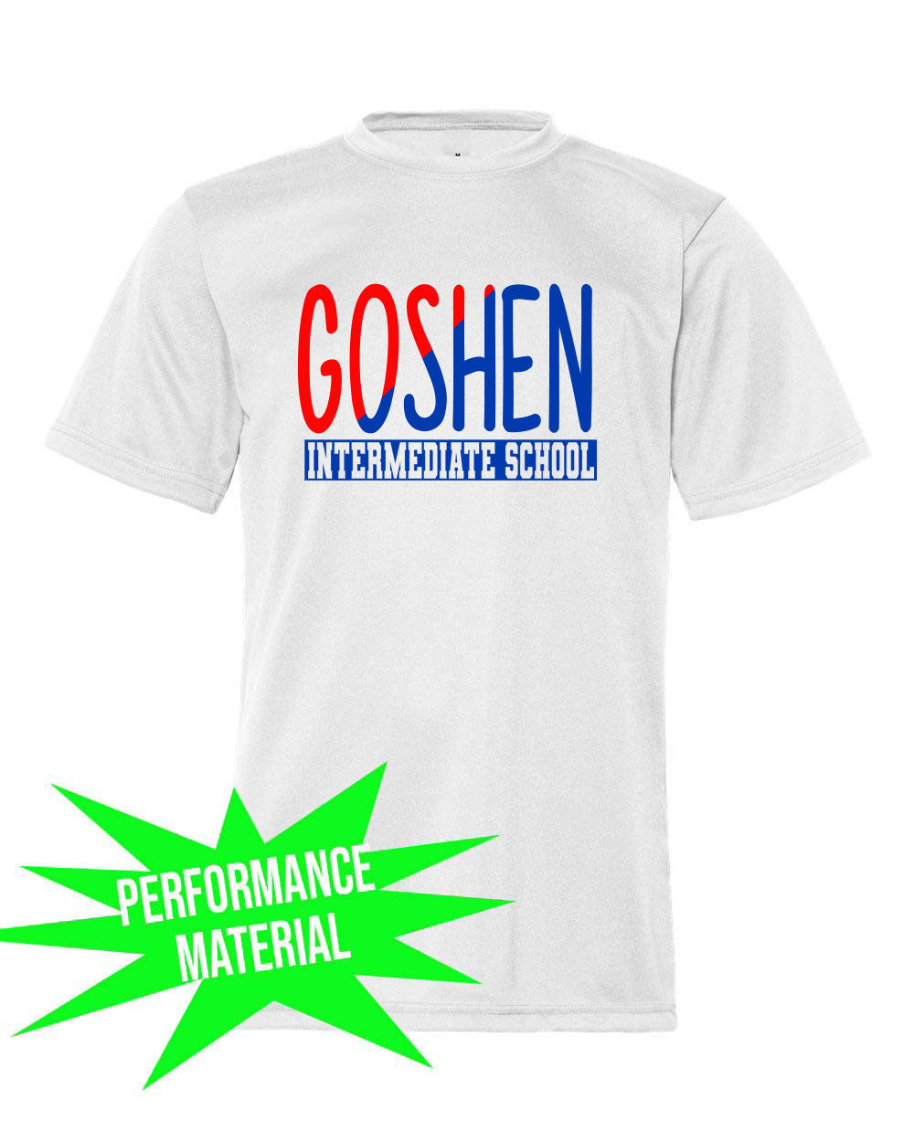 Goshen School Performance Material design 3 T-Shirt