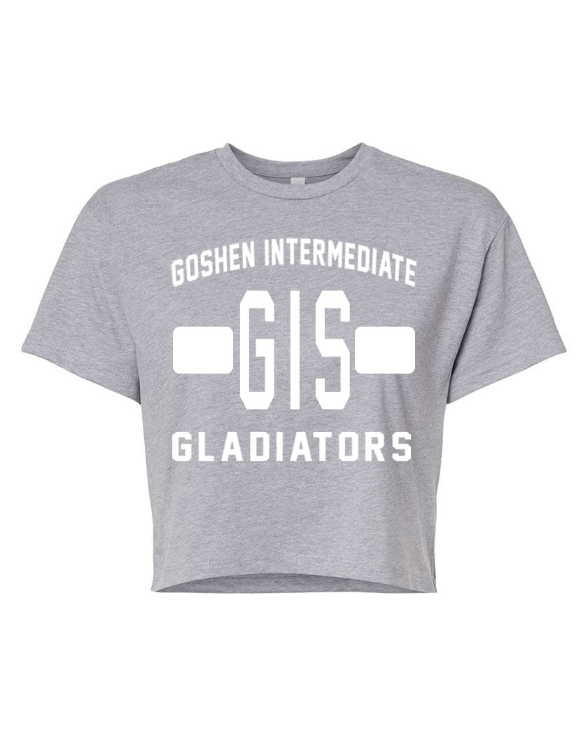 Goshen School Design 6 Crop Top