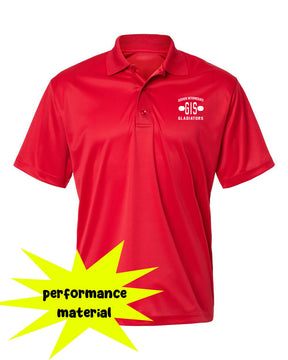 Goshen School Performance Material Polo T-Shirt Design 6