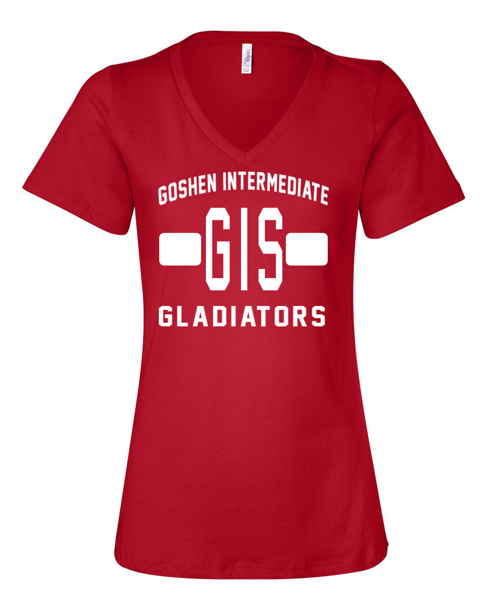 Goshen school Design 6 V-neck T-Shirt