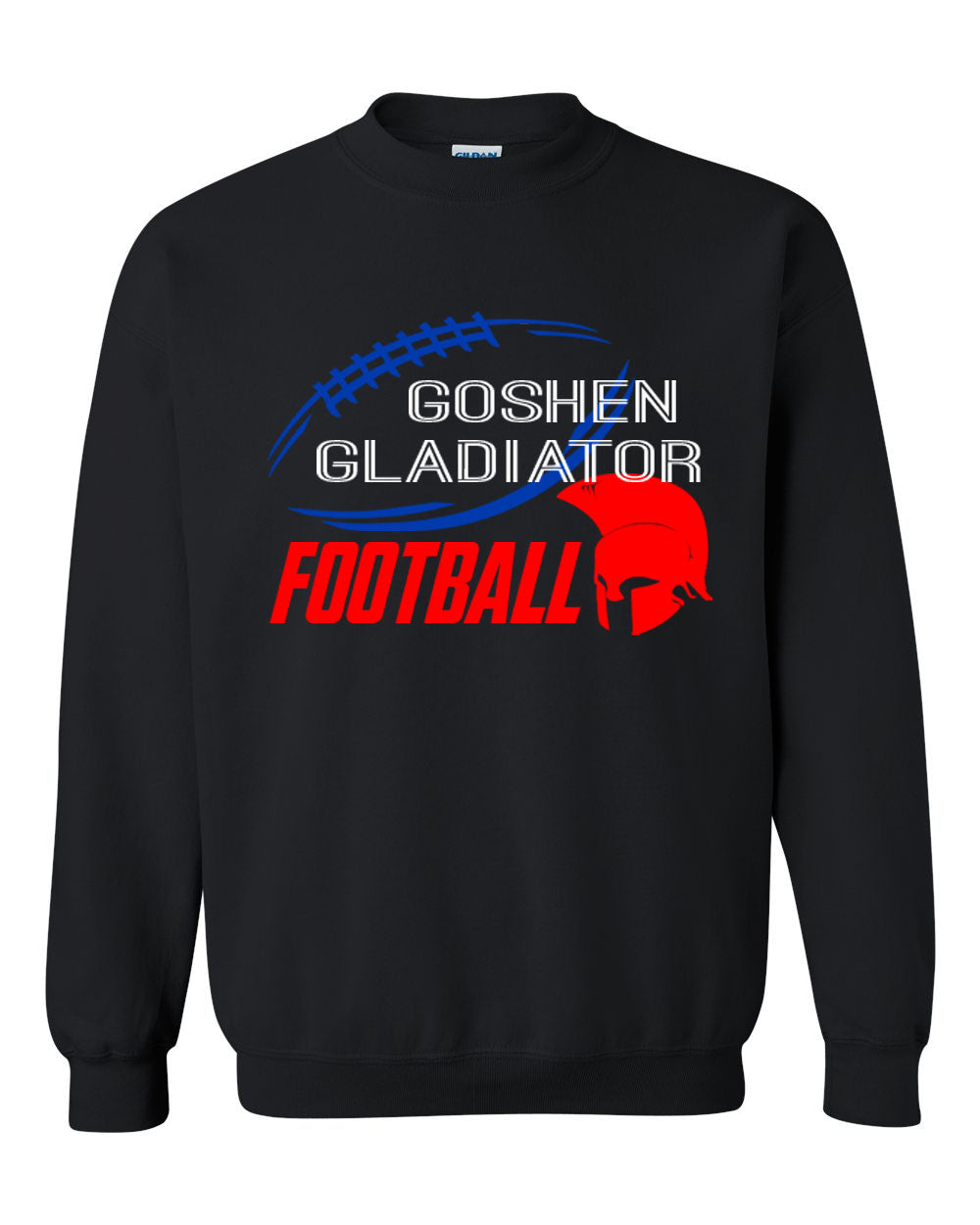 Goshen Football design 6 non hooded sweatshirt