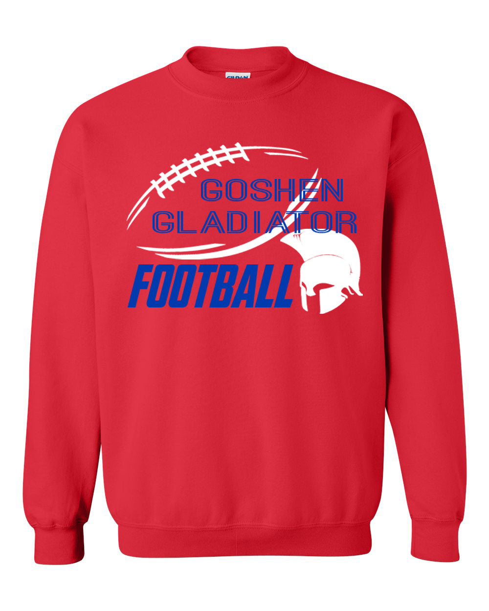 Goshen Football design 6 non hooded sweatshirt