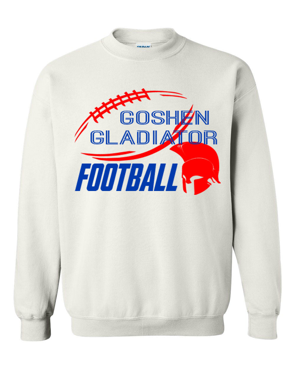 Goshen Football design 6 non hooded sweatshirt