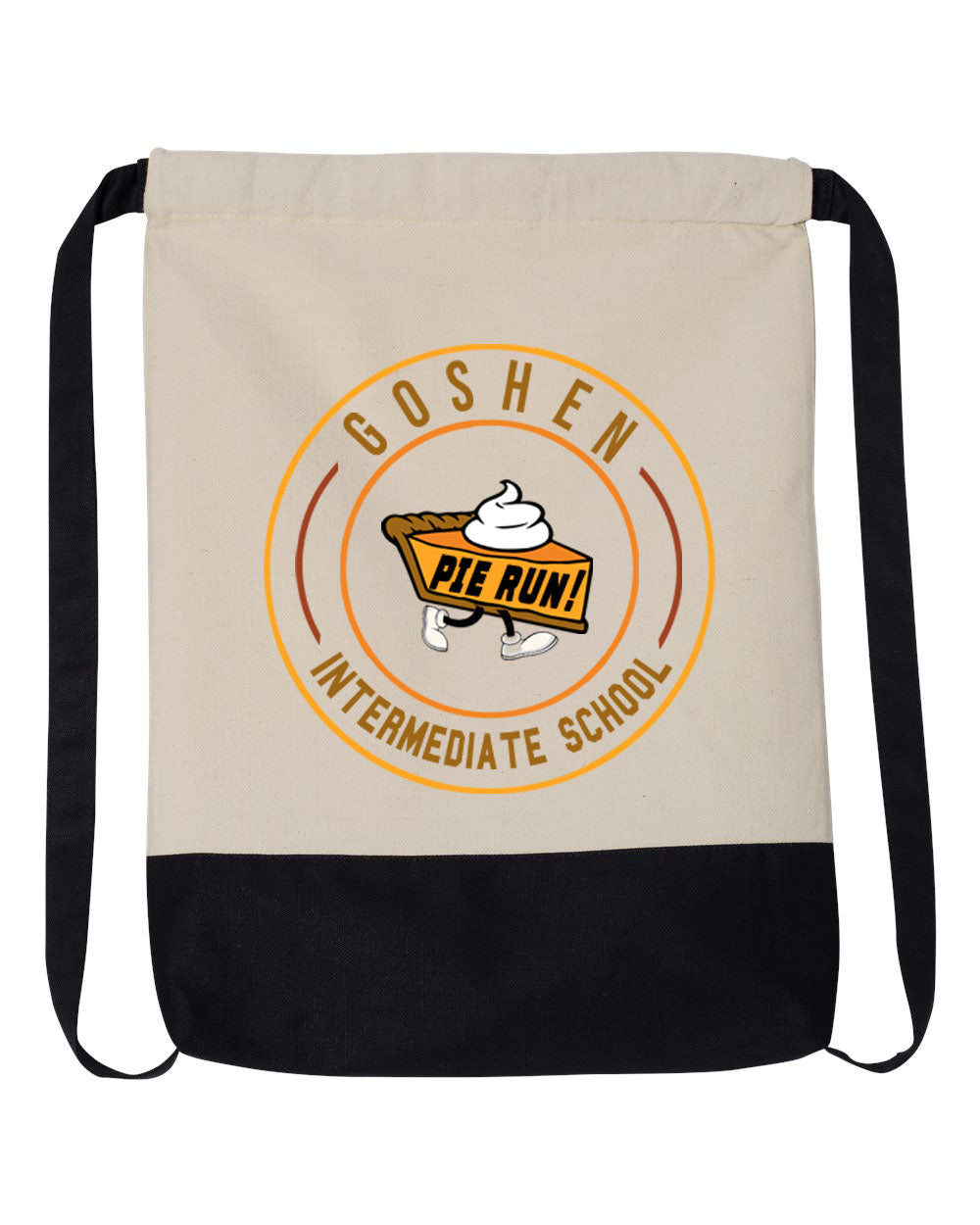 Goshen School Pie Run Drawstring Bag