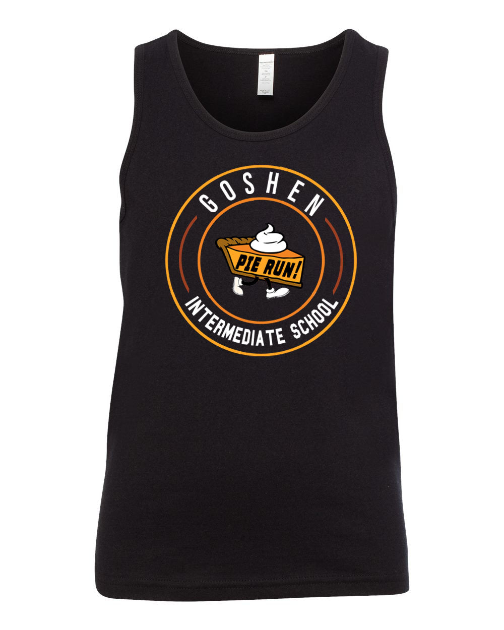 Goshen School Pie Run Muscle Tank Top