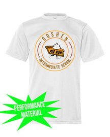 Goshen School Performance Material T-Shirt Pie Run