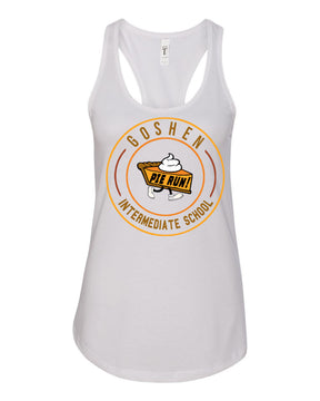 Goshen School Pie Run Racerback Tank Top