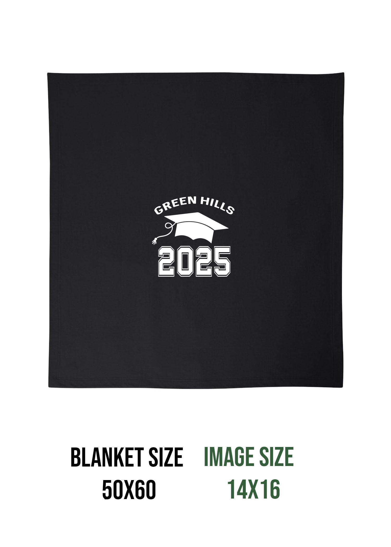 Green Hills 2025 Design 1 Blanket