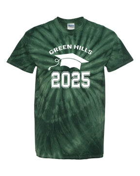 Green Hills 2025 Tie Dye t-shirt Design 1