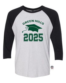 Green Hills 2025 Design 1 raglan shirt