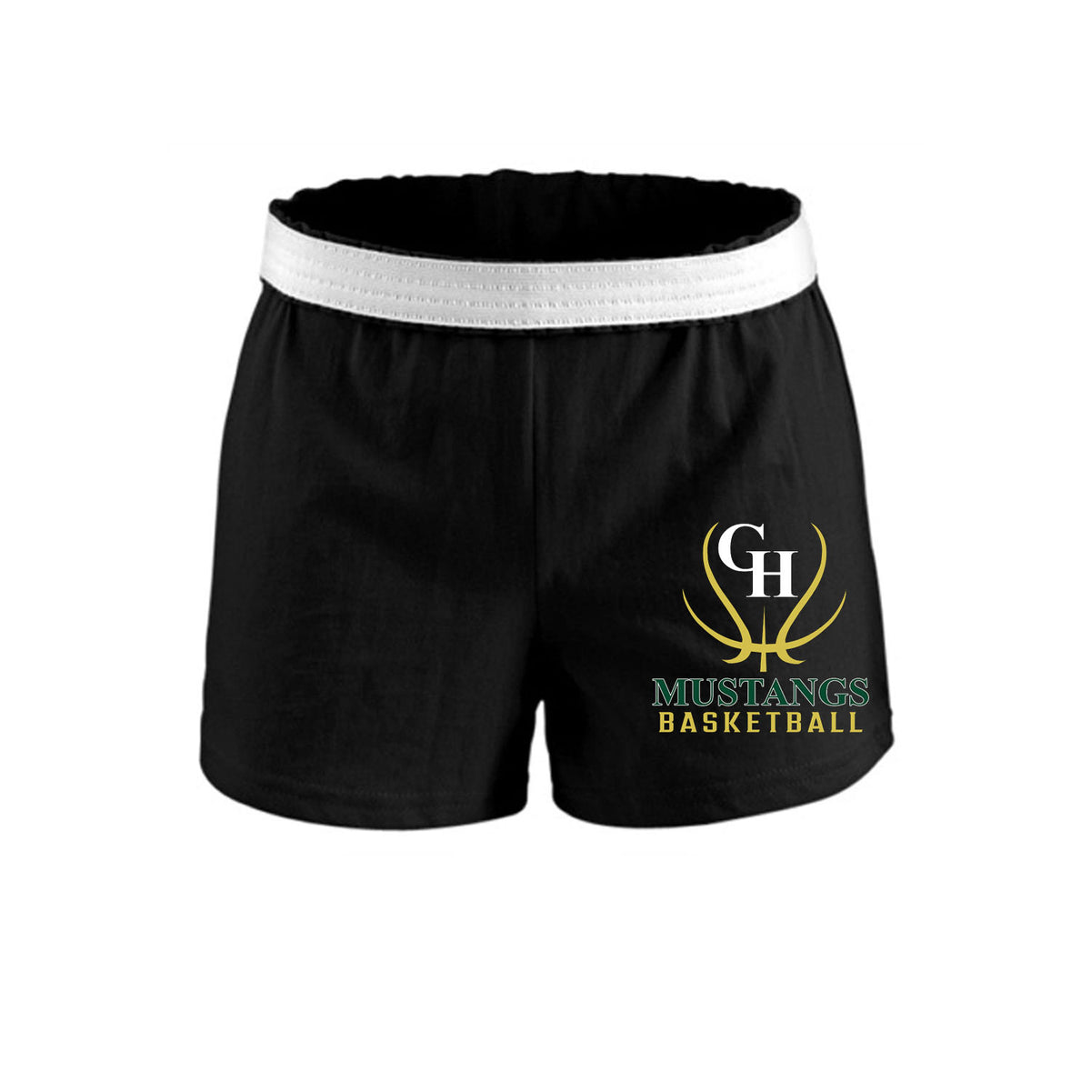 Green Hills Basketball Design 7 girls Shorts