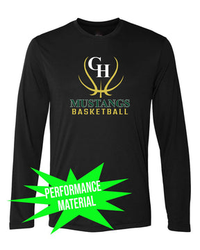 Green Hills Basketball Performance Material Long Sleeve Shirt Design 7