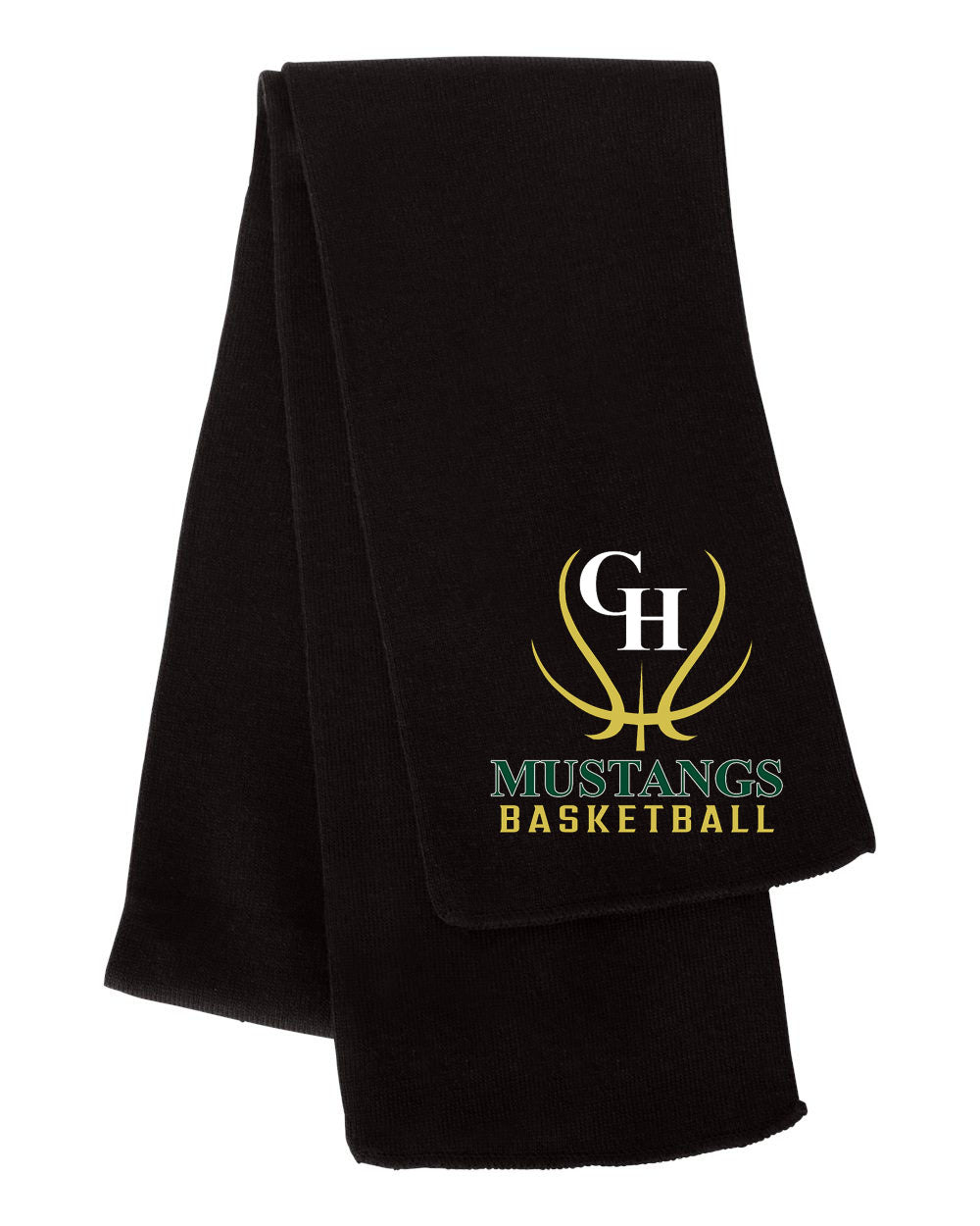 Green Hills Basketball Design 7 Scarf