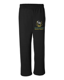 Green Hills Basketball Design 7 Open Bottom Sweatpants