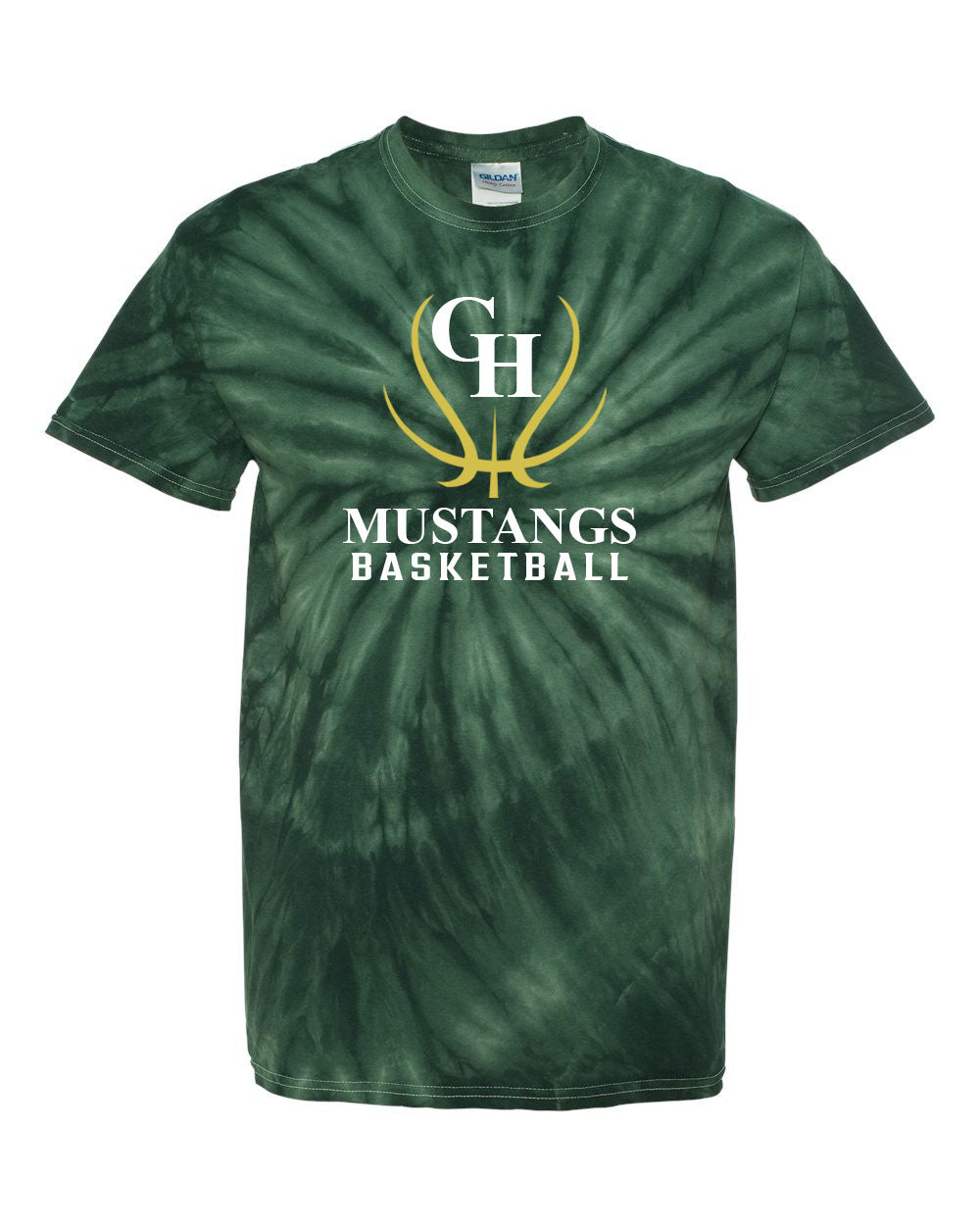Green Hills Basketball Tie Dye t-shirt Design 7