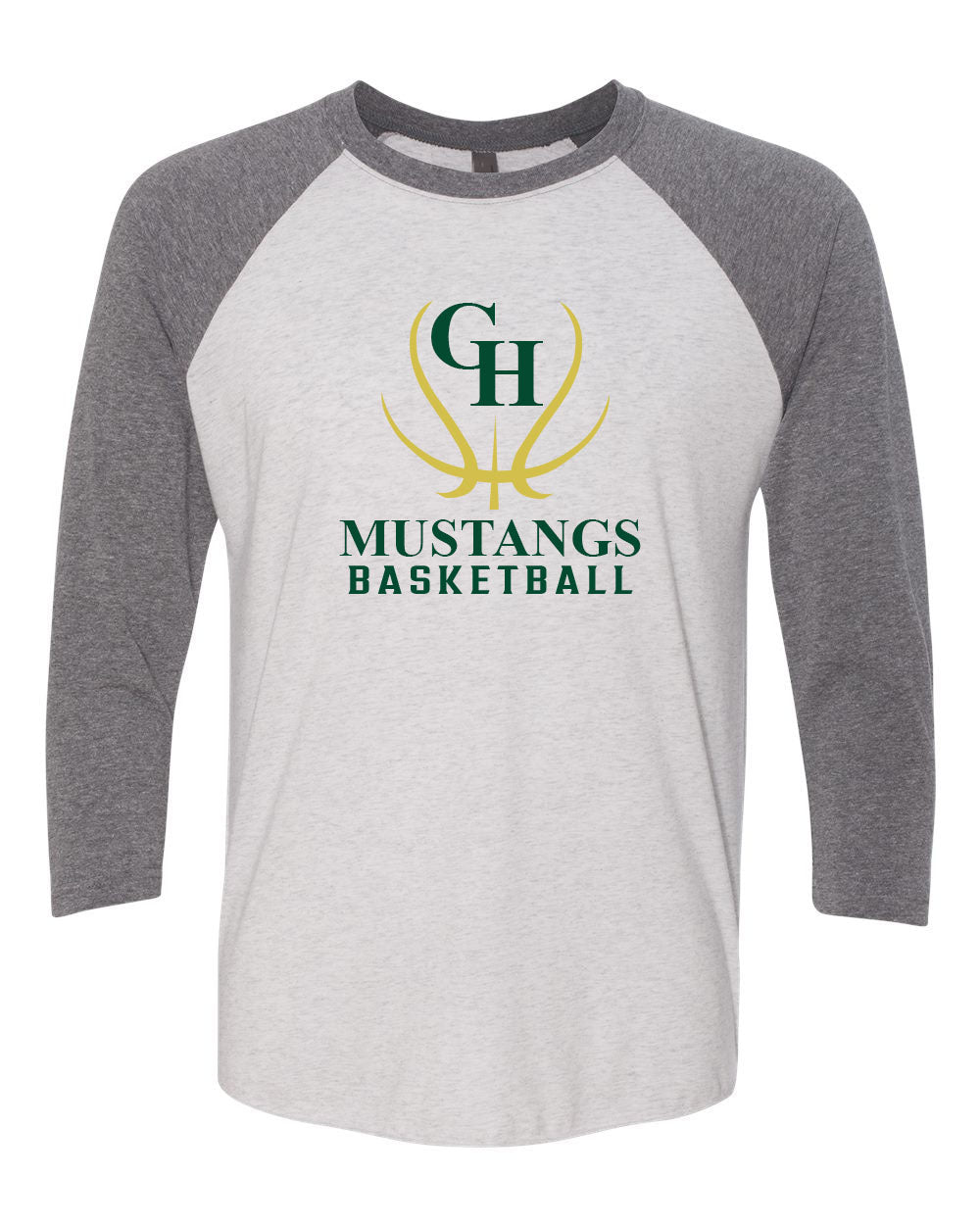 Green Hills Basketball Design 7 raglan shirt