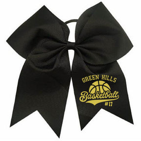 Green Hills Basketball Bow Design 6