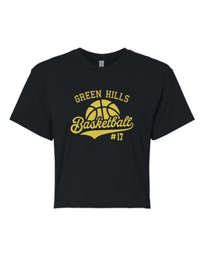 Green Hills Basketball Design 6 crop top