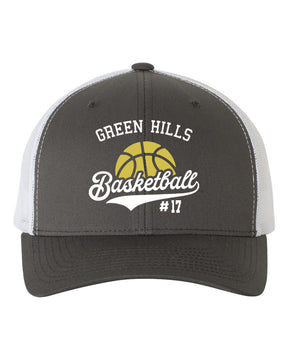 Green Hills Basketball Design 6 Trucker Hat