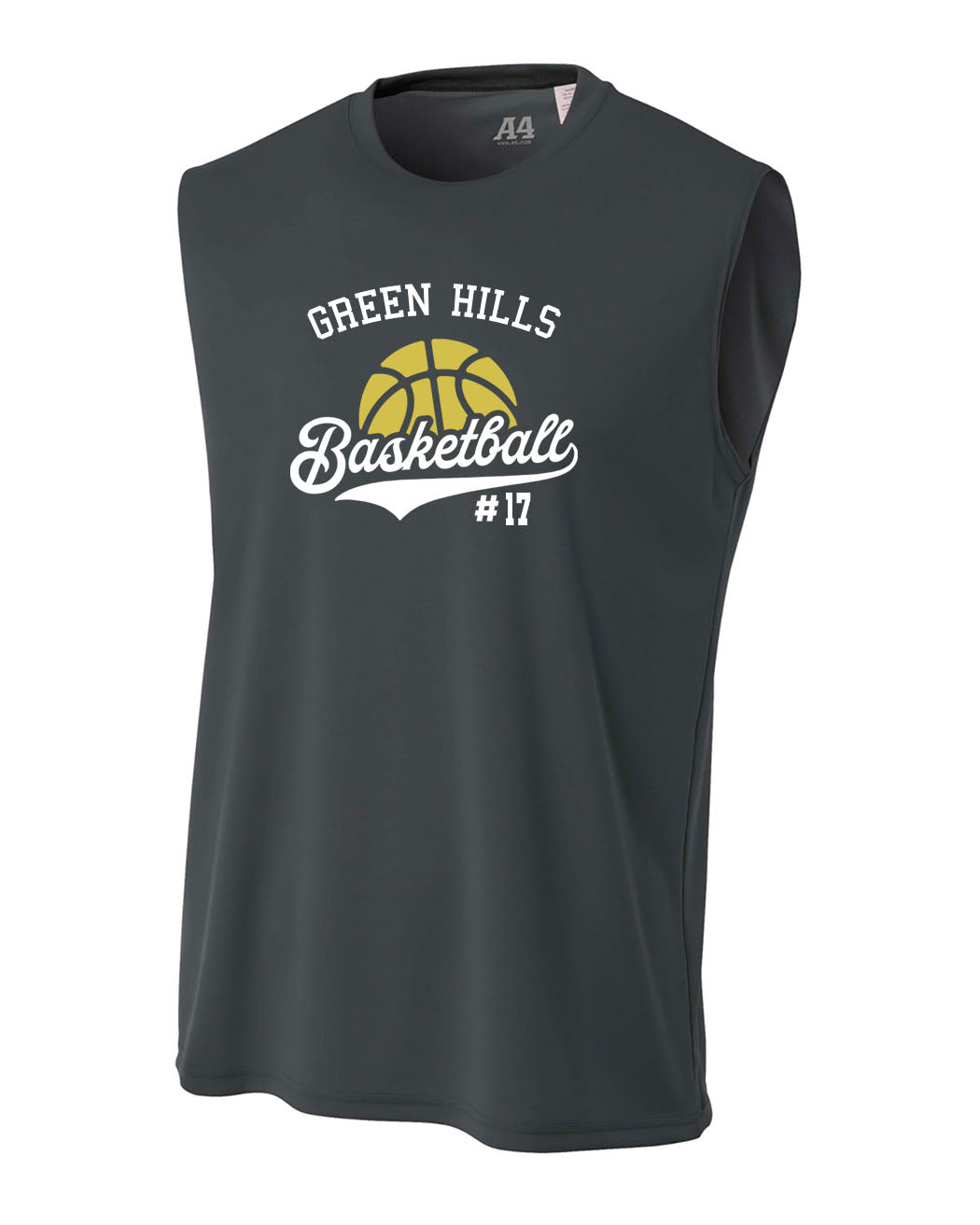 Green Hills Basketball Design 6 Men's Performance Tank Top