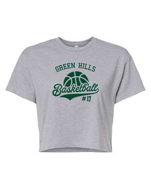 Green Hills Basketball Design 6 crop top