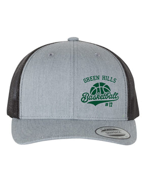 Green Hills Basketball Design 6 Trucker Hat