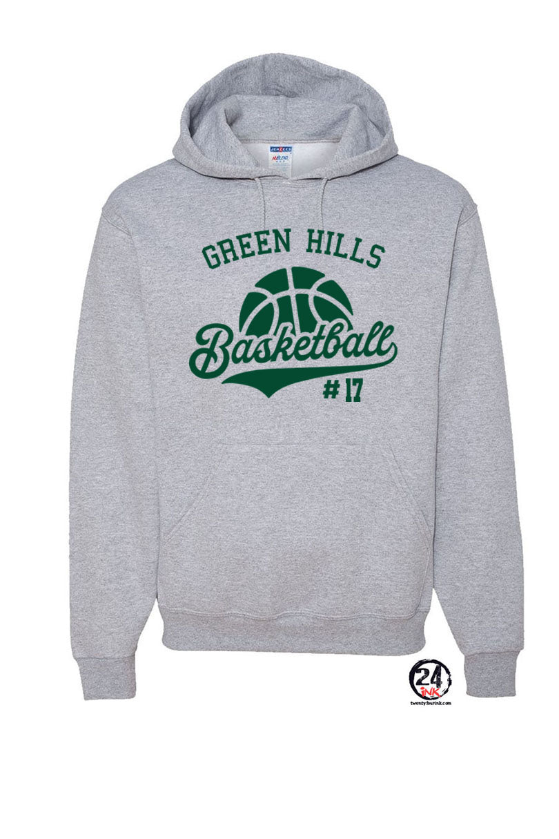 Green Hills Basketball Design 6 Hooded Sweatshirt
