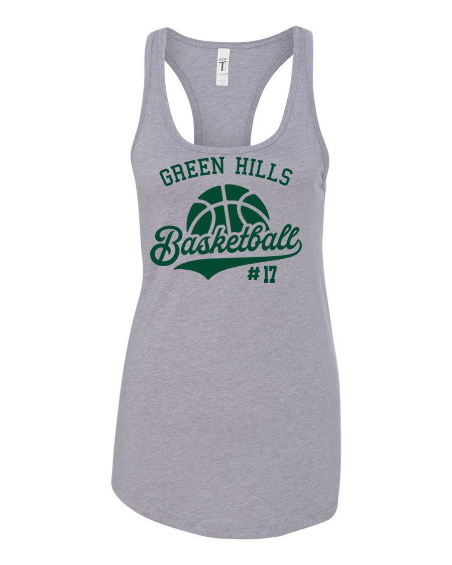 Green Hills Basketball design 6 Tank Top