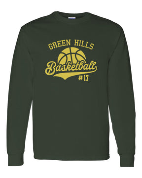 Green Hills Basketball design 6 Long Sleeve Shirt