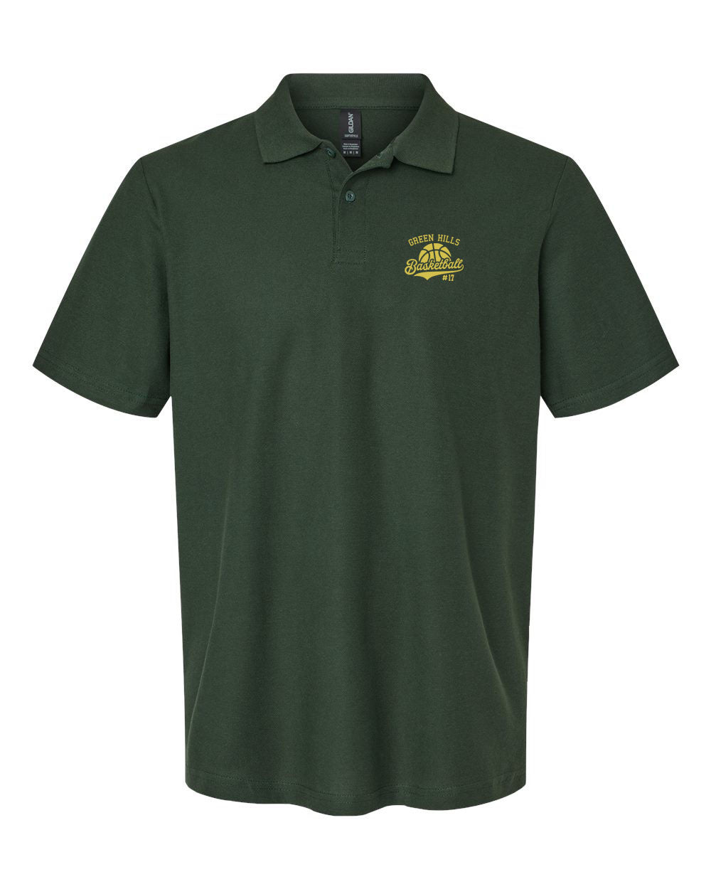 Green Hills Basketball design 6 Polo T-Shirt