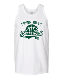 Green Hills Basketball design 6 Muscle Tank Top